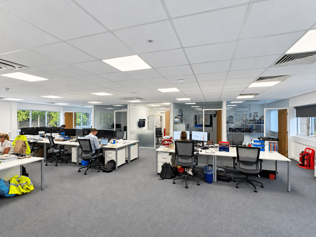 Enhanced professional office interior