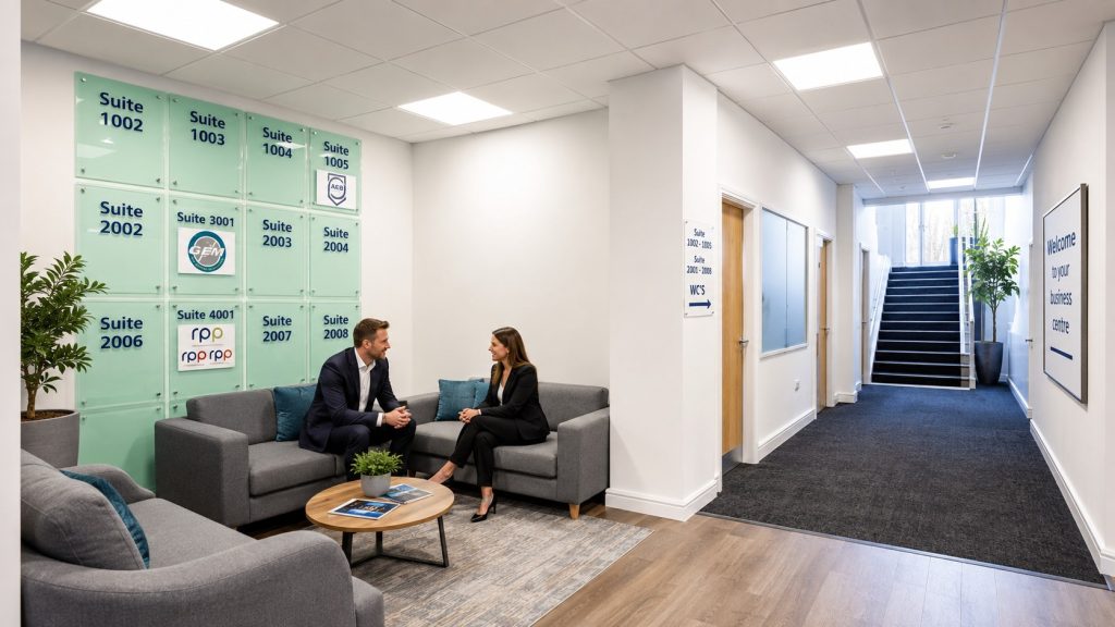 Low Moor Business Centre Offices to Rent Bradford Reception Area