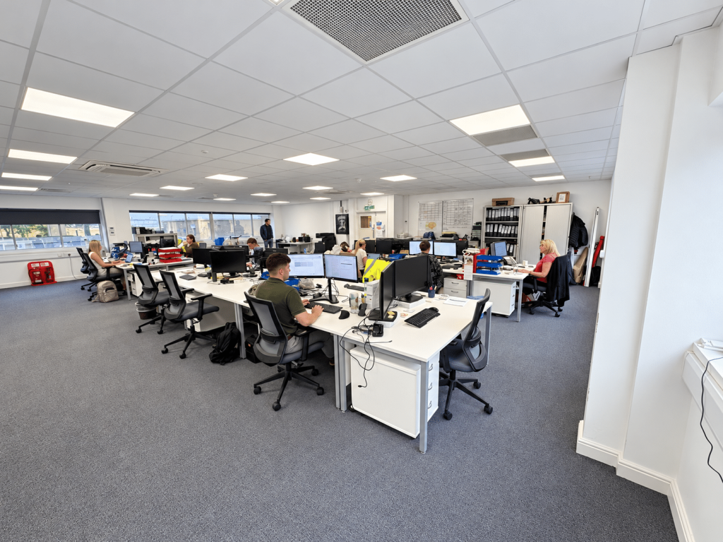 Polished professional office interior