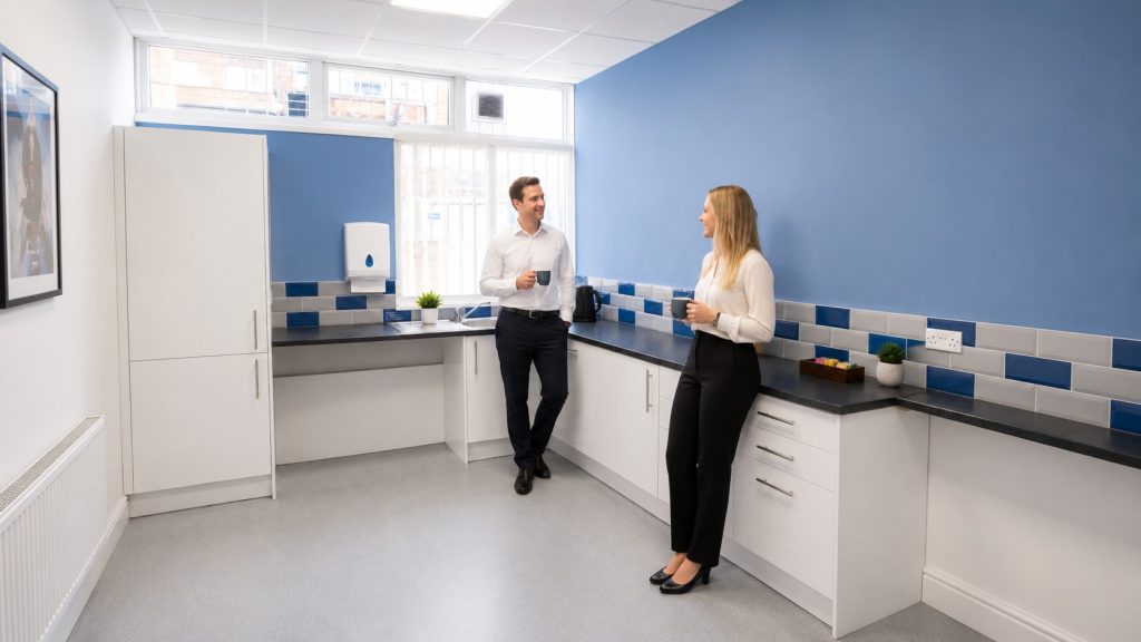 Services Offices to Rent Bradford Kitchen Area